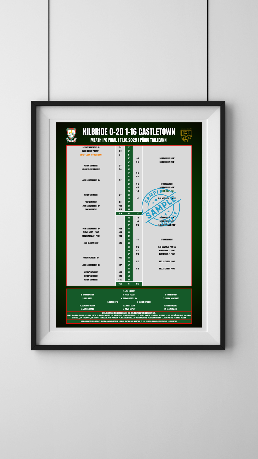 Kilbride - Meath IFC winners 2025